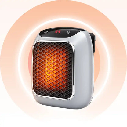 HearthPlug plug-in ceramic heater with digital display