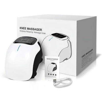 ThermaKnee box contents: device, USB cable and manual